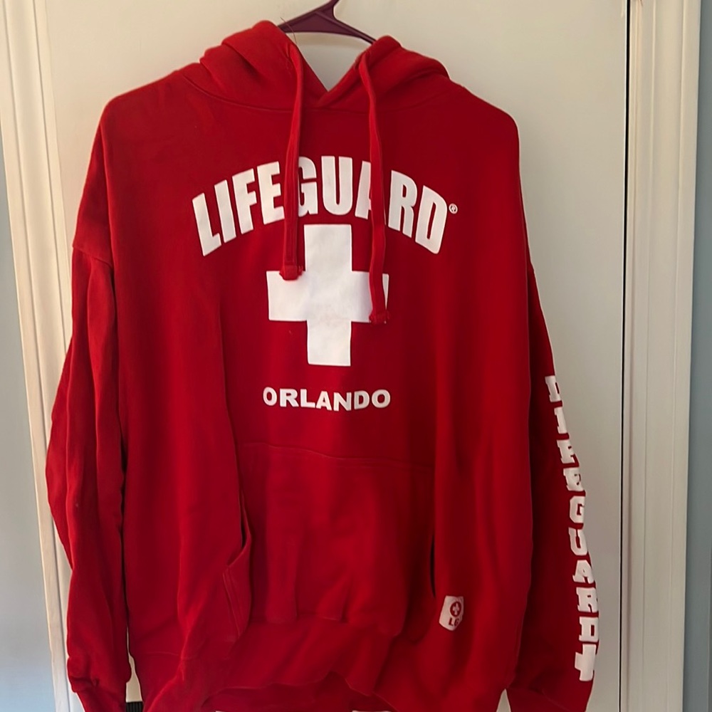 Orlando lifeguard hooded sweatshirt